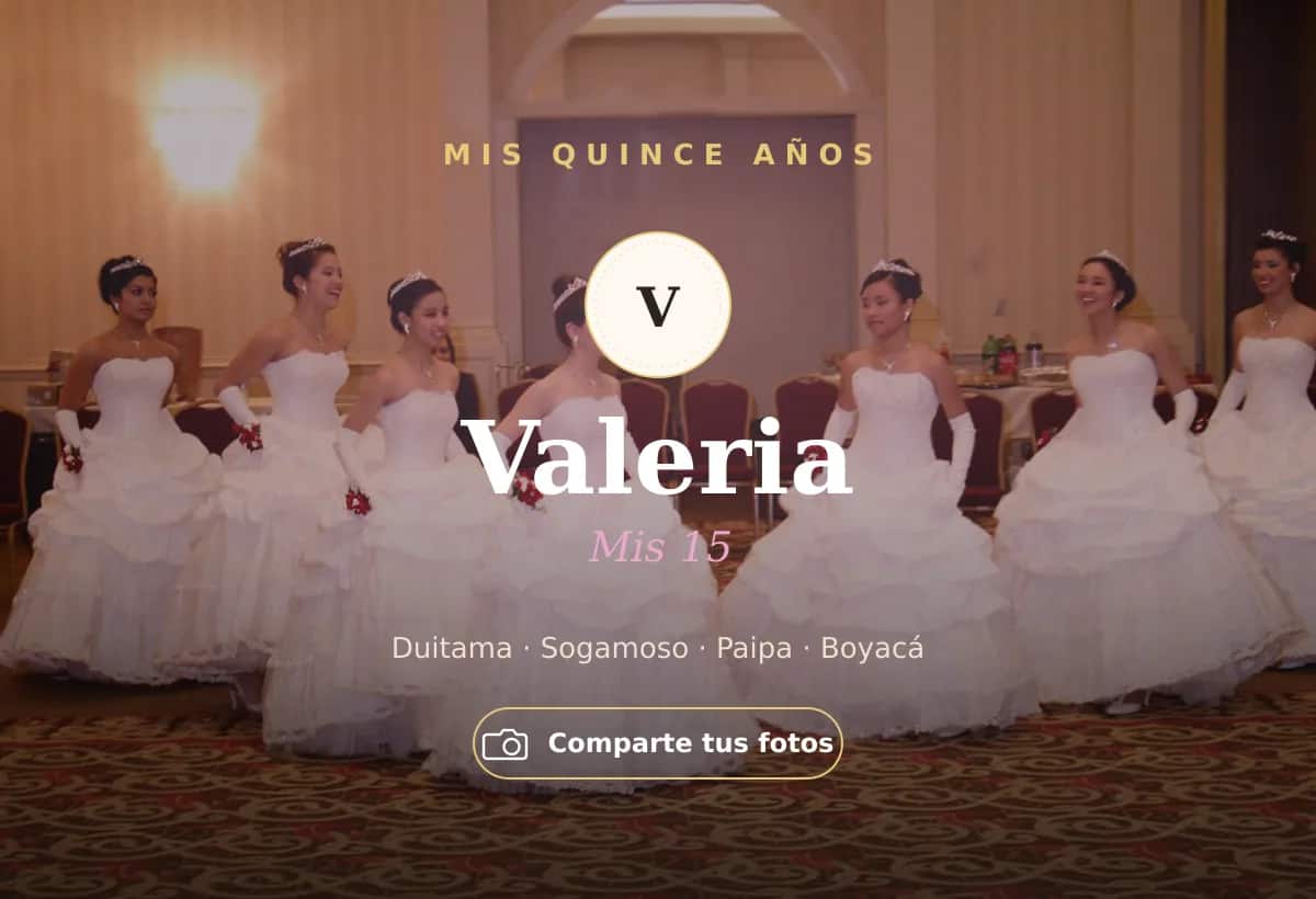 Álbum de fotos con QR para 15 años — NeoSound Boyacá